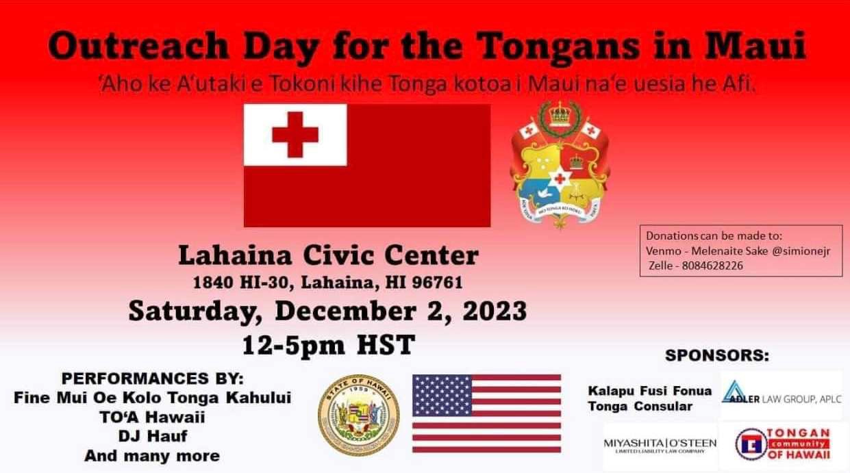Tongan Outreach Flyer